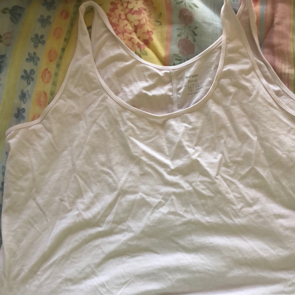 White tank top